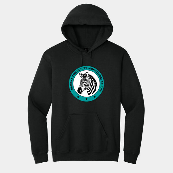 Heavy Blend Hooded Sweatshirt with Round RCMS Design Thumbnail