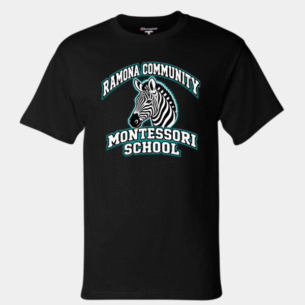 Adult Unisex Classic T-Shirt with RCMS Zebra Design Thumbnail