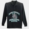 Long Sleeve Silk Touch Polo with Pocket Thumbnail
