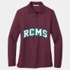 Women's Silk Touch Long Sleeve Polo Thumbnail